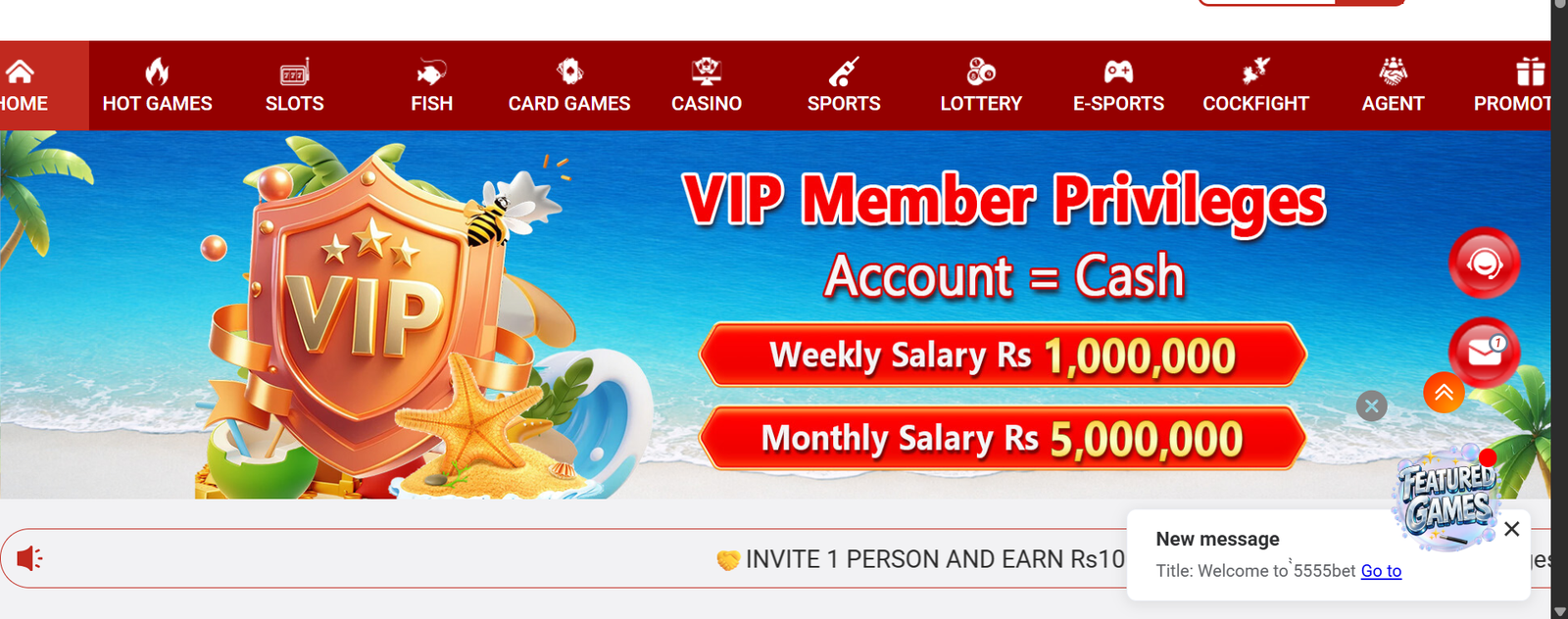5555bet game